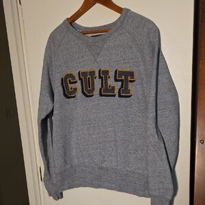 Cult Of Individuality Medium Gray Sweatshirt Raised Letter Perfect Condition